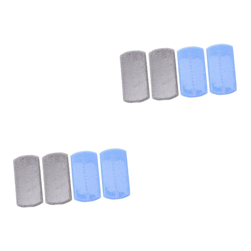 balacoo 8pcs Foot Pedicure Stone Dual-Color Foot Rasp File Tools for Dead Skin Removal Home Care Kit for Corns Calluses