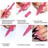 12 Colors Manicure Paint Pen 3D Manicure Coloring Pen Outline PenDot Line Pen Strokes Nail Dotting Pen Manicure Brush view 3