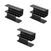 balacoo 3pcs Acrylic Storage Rack for False Eyelashes and Durable Organizer for Eyelash Extension Tools Compact Makeup Storage Black Color view 1
