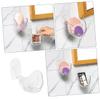Abaodam 2pcs Sponge Holder Hanging Makeup Sponge Rack Organizer Blush Applicators Makeup Wall Rack view 2
