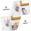 Abaodam 2pcs Sponge Holder Hanging Makeup Sponge Rack Organizer Blush Applicators Makeup Wall Rack view 3