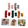 balacoo 5pairs Heart Hairpin Barrettes for Fine Hair No Bend Heart Hair Clips Bangs Hairpins Accessories for Women view 3