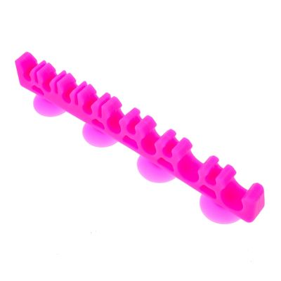 POPETPOP 2pcs Makeup Brush Cup Holder Compact Silicone Drying Rack Multiple Slots for Efficient Organization and Storage of Cosmetics Tools for Professional Makeup