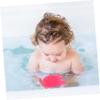 balacoo 3pcs Exfoliating Silicone Bath Brush for Toddlers Gentle Shampoo Brush for Boy Girl Ergonomic Handle Soft Bristles for Skin for Bath and Gentle Massaging view 3
