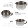 FOMIYES 1 Pc Shaving Soap Bowl Soap for Men Japanese Tools Mens Razors for Shaving Foam Shaving Tool Shaving Soap Cup Shaving Cream Mug Bubbling Bowl with Handle Shaving Bowl for Men Shave view 3