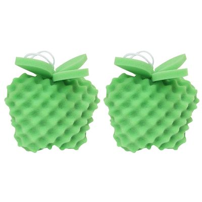 2pcs Exfoliating Bath Sponge Cute Body Sponge Spa Cellulite Massager Back Scrubber Sponge for Infant Shower
