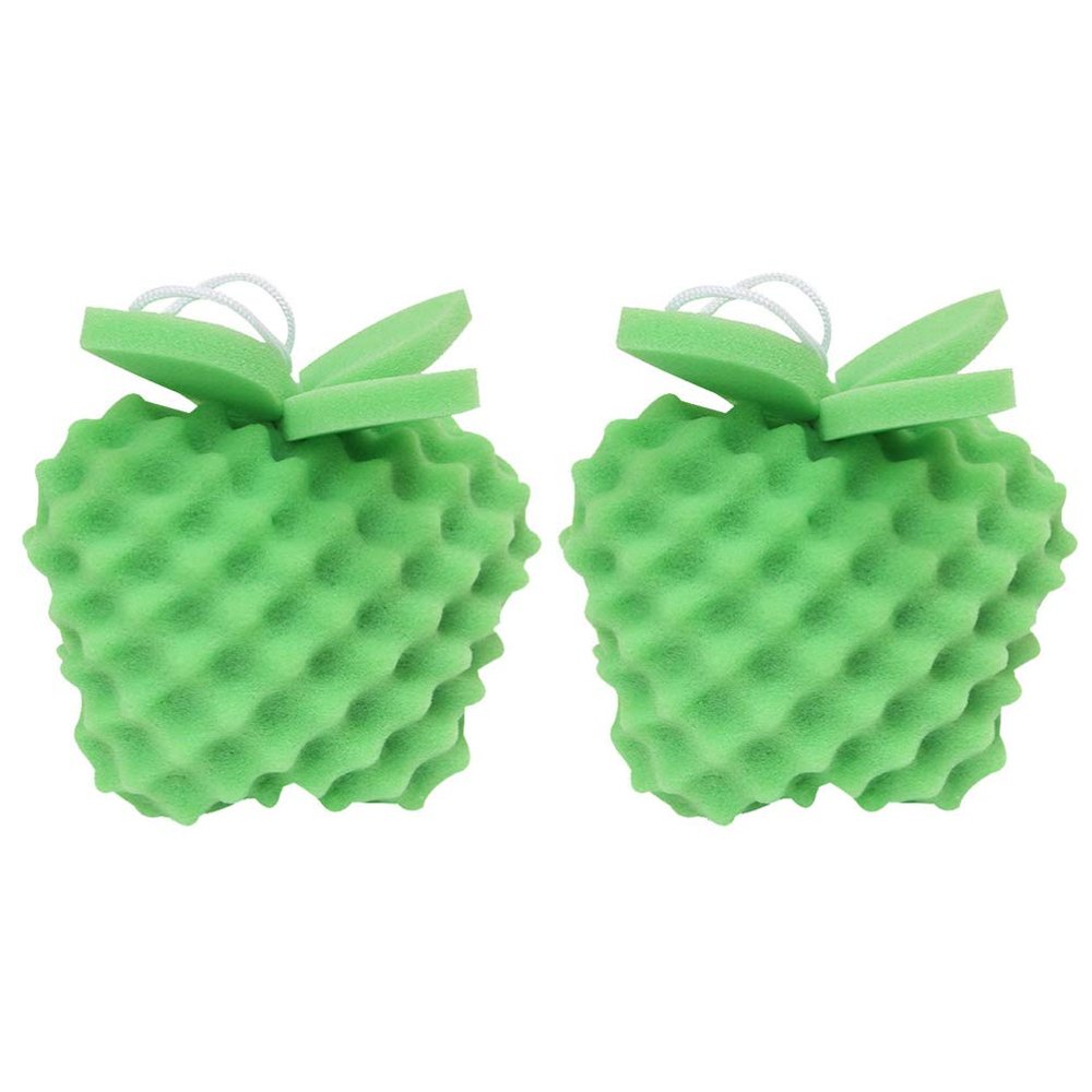 2pcs Exfoliating Bath Sponge Cute Body Sponge Spa Cellulite Massager Back Scrubber Sponge for Infant Shower