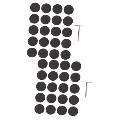 balacoo 2sets Professional Nail Manicure Tool Sandpaper Discs Nail Buffing Block Electric Grinding Discs for Art