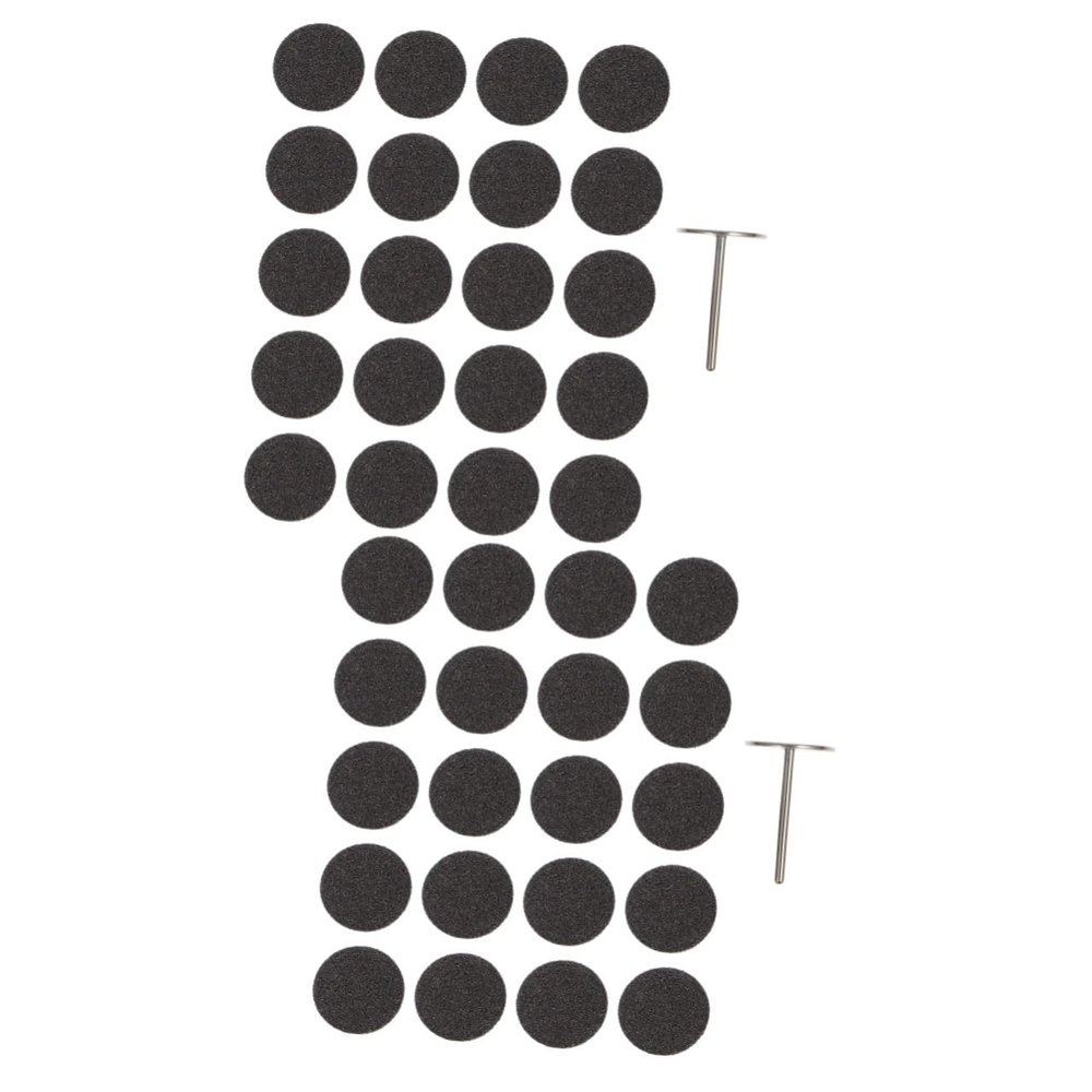 balacoo 2sets Professional Nail Manicure Tool Sandpaper Discs Nail Buffing Block Electric Grinding Discs for Art