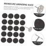 balacoo 2sets Professional Nail Manicure Tool Sandpaper Discs Nail Buffing Block Electric Grinding Discs for Art view 4