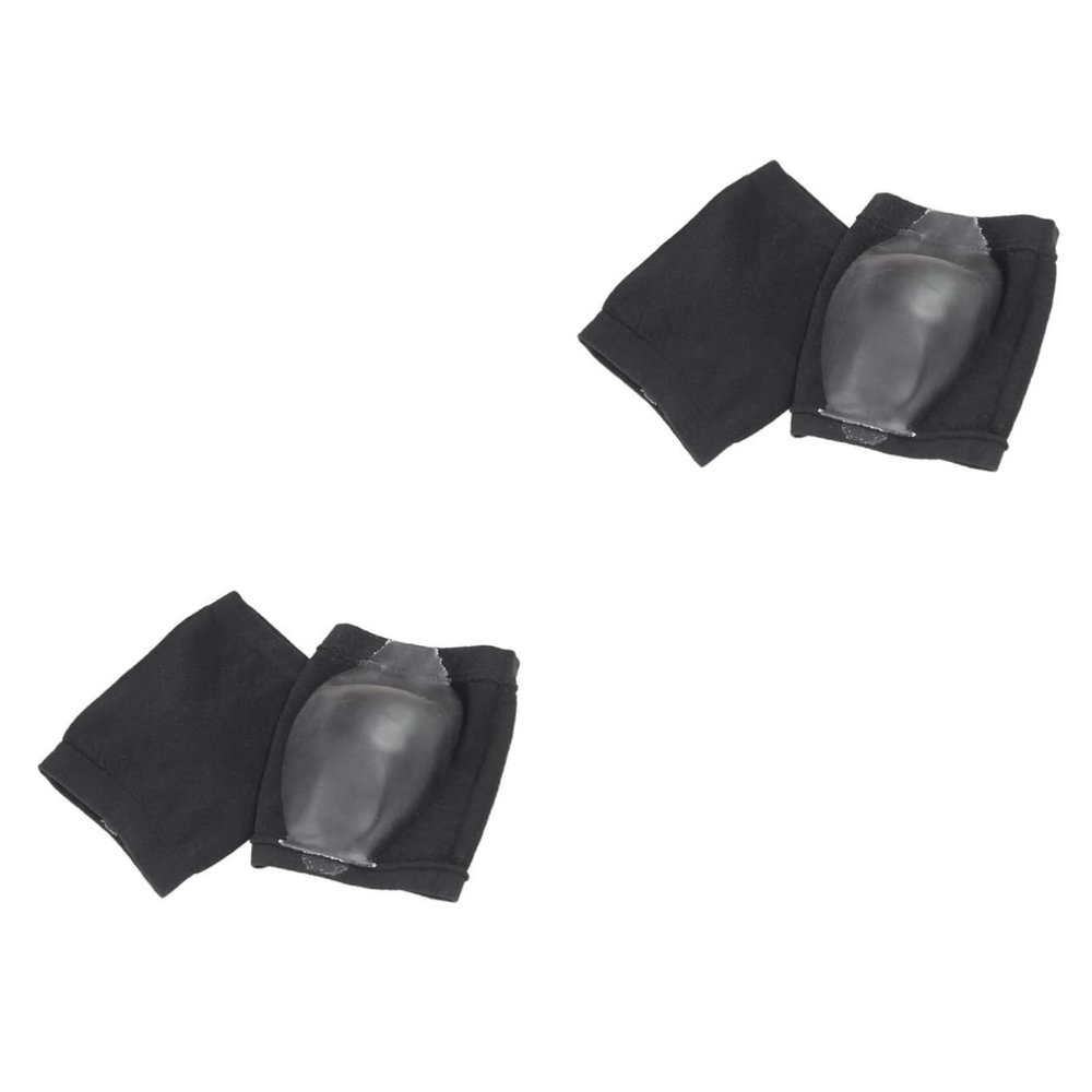 balacoo 2pairs Gel Heel Socks for Women Moisturizing Anti-Dryness Sleeves Black Breathable Design for Plantar Relief and Suitable for Running and Walking