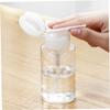 balacoo 6pcs Transparent Portable Travel Bottle Leak Pressing Type Cosmetic Container for Shampoo Lotion and Liquid Soap view 2