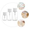 balacoo 6pcs Transparent Portable Travel Bottle Leak Pressing Type Cosmetic Container for Shampoo Lotion and Liquid Soap view 4