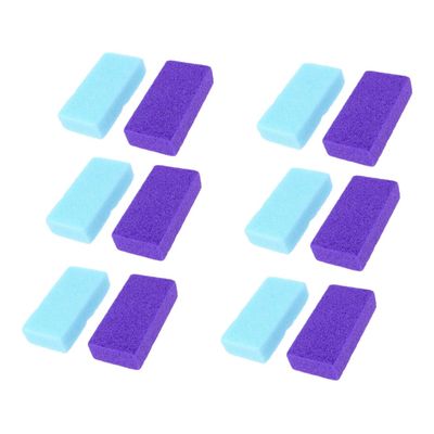 FOMIYES 12pcs Foot Scraper Skin Care Exfoliating Brush Callus Remover Pedicure Pumice Random Color