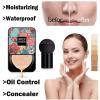 Lovelycat Mushroom Head Air Cushion CC Cream Concealer Foundation Stick Moisturizing Concealer Lasting Brightening Liquid Foundation for All Skin Even Skin Tone Makeup Base For Hides Face (A-2PC) view 4