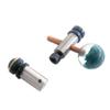 5SETS White Brass Front Rear Binding Post Copper Contact Screw US Standard 8-32 Thread Tattoo Machine Replacement Parts (White BRASS-04) view 1