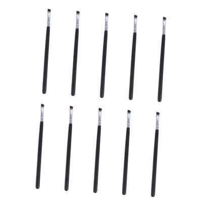 FOMIYES 20pcs Eyebrow and Eye Shadow Brush Angled Cosmetic Tool for Precise Makeup Application for Skin Types Easy to Clean and