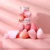 14 Pcs Makeup Sponge Set,Beauty Sponges Blender with 4 Pcs Powder Puff and 4 Pcs Mini Make up Sponges Valentine's Day,Mother's Day for Women Liquid,Foundation,Powder,Concealer,Cream(Pink) view 2