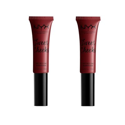 Pack of 2 NYX Sweet Cheeks Soft Cheek Tint, Bombshell SCSCT06