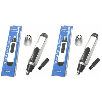 FOMIYES 2pcs Gentleman's Electric Nose Hair Trimmer for Precise Facial Grooming Compact Design for Go Use for Nose Ear and Eyebrow Hair Removal