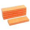 ZinNen RHAIYAN 100Pcs Professional Nail File Mini Sponge Buffer Block Orange Square File Compatible with Manicure Gel Polish Lime A Ongle Nail Care Tool Specific view 1