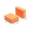 ZinNen RHAIYAN 100Pcs Professional Nail File Mini Sponge Buffer Block Orange Square File Compatible with Manicure Gel Polish Lime A Ongle Nail Care Tool Specific view 2
