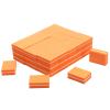 ZinNen RHAIYAN 100Pcs Professional Nail File Mini Sponge Buffer Block Orange Square File Compatible with Manicure Gel Polish Lime A Ongle Nail Care Tool Specific view 4