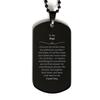 Gigi Gifts, I just want to say I Love You. Christmas Appreciation Gifts, Thank You Gifts For Gigi, Birthday Black Dog Tag For Gigi view 1