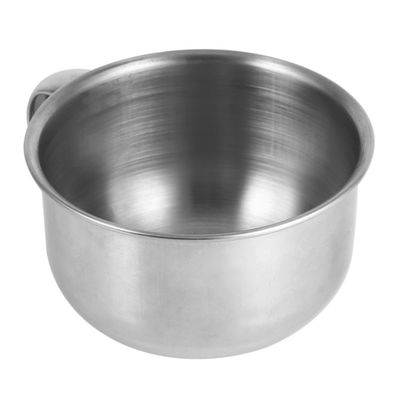 Airshi Men's Shaving Bowl, Resistant Environmental Stainless Steel, Durable and Easy to Clean Shaving Bowl, Shaving Cream Shop Soap Shop, Airshixg69hwut20