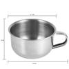 Airshi Men's Shaving Bowl, Resistant Environmental Stainless Steel, Durable and Easy to Clean Shaving Bowl, Shaving Cream Shop Soap Shop, Airshixg69hwut20 view 3