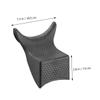 ABOOFAN 3pcs Hairdressing one Piece Pillow Wedge Pillow Grooming tub Cushion Pillow Hair Washing Basin Pillow spa Neck Pillow hot tub Head Rest Shampoo Bowl Support Neck Support Neck Guard view 2