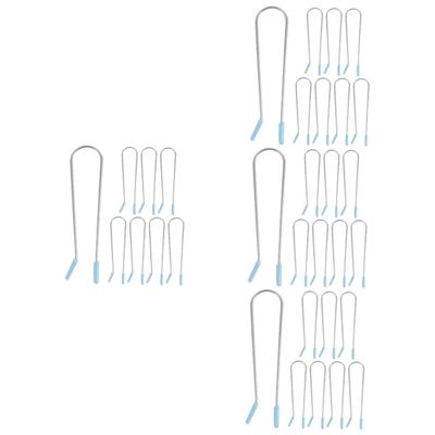 ABOOFAN 32pcs Jumbo Hair Curler Clips for Hot Rollers Replacement Hot Roller Pins Clamps for Securing