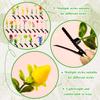 100 Pcs Sprout Clips Mixed Style Plant Hairpins Little Grass Sprout Hair Clips Butterfly Mushroom Hair Accessories Gift for Women Girls Kids Party School view 4
