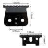 2 Pack Black T Outline-r Blades for Andis T Outline-r, for Andis GTX Blade, for T Liner Clipper view 2