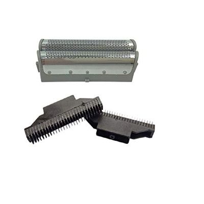2 pcs Replacement Shaver Foil Screen + Cutter Blade for Panasonic Shaver ES-RW30 ES4033 ES4027 ES4820 ES4823 ES4826 ES4853 ES4501 ES4035 ES9859 Razor Mesh Net