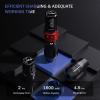 EZ P3 Pro Wireless Tattoo Machine - 6 Strokes 2.0, 2.4, 2.8, 3.3, 3.7, 4.2mm Bluetooth Tattoo Machine Pen with 2pcs 1600mAh Battery Power OLED Digital Display Tattoo Gun (Gloss Black) view 4