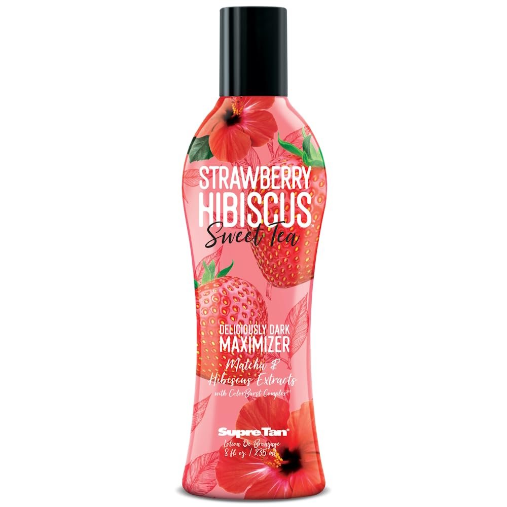 Strawberry Hibiscus Sweet Tea Dark Maximizer 8oz