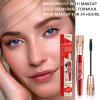 4d Fiber Mascara, Fiber Long Curly, No Dizzy, Crown Shaped Mascara 10ml Milk Mascara (Black, One Size) view 4