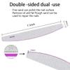 10Pcs Nail File Professional WAFOLOZE Nail Files Reusable Double Sided Emery Boards(100/180&180/240 Grit) Nail Styling Tools for Home and Nail Files for Acrylic Nails Salon Use view 3