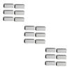 balacoo 18pcs Nail Care Tool Four-Sided Nail Buffer Sanding Block Soft Sponge Material for Salon Use Grey view 1