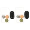 balacoo 2sets Jade Ball Roller Face Massage Ball Roller for Skincare and Gua Sha view 1