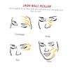 balacoo 2sets Jade Ball Roller Face Massage Ball Roller for Skincare and Gua Sha view 4