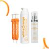 White Orange Full System 3 Step Skincare Routine Premium Anti-Aging Regimen Bundle For Healthy Glowing Skin - Revitalizing Cleanser, Advanced Vitamin C Serum & Universal Tinted Moisturizer with SPF 44 view 1