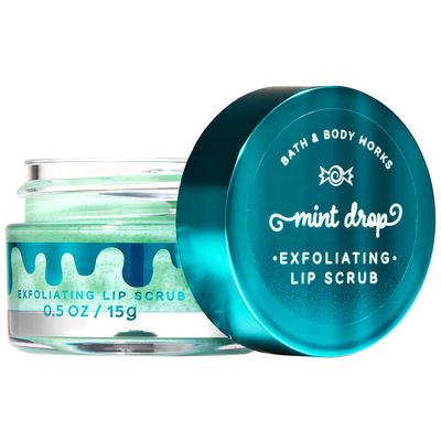 White Brn MINT DROP Exfoliating Lip Scrub 0.5 Ounce