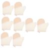 Alipis 8pcs Exfoliating Bath Gloves Dual-Sided Flax Scrub Gloves for Body Cleansing and Dead Skin Removal for Use Promotes Smooth and Glowing Skin view 1