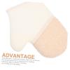 Alipis 8pcs Exfoliating Bath Gloves Dual-Sided Flax Scrub Gloves for Body Cleansing and Dead Skin Removal for Use Promotes Smooth and Glowing Skin view 3