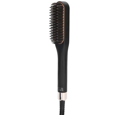 Raguso Adjustable Temperature Beard Straightener Electric Beard Brush Beard Straightener Brush for Men Multifunctional Mens Health Beard Styling (US Plug)