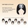 FQNing Hair Topper Real Human Hair, Crown Coverage Balayage Remy Straight Hairpiece Topper Density 130% for Hair Loss (8 Inch, T22/9 Platinum blonde with level 8/9 lowlights and root) view 4