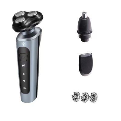 Electric Razors for Men,9D Multi-Function Electric Shaver, 3 in 1 Dry Wet Waterproof Rotary Shaver Razors,USB Rechargeable Shaving Traveling Husband