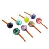 16PCS Pure Copper Tattoo Machine Contact Screws US 8-32 Thread Resin Stone Toppers 8 Styles Tattoo Binding Post Replacement Parts for Tattoo Artists view 1